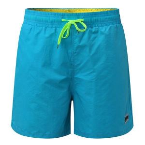 ESCATCH Waterproof Sport Drawstring Loose Thin Lightweight Solid Color Men Casual Beach Board Shorts