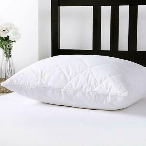 Home Stuff כריות 4 PACK- LUXURY PILLOWS QUILTED ULTRA LOFT JUMBO SUPER BOUNCE BACK BED PILLOWS